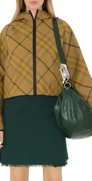 burberry hooded rain jacket|Burberry Relaxed Fit Check Hooded Crop Rain Jacket .